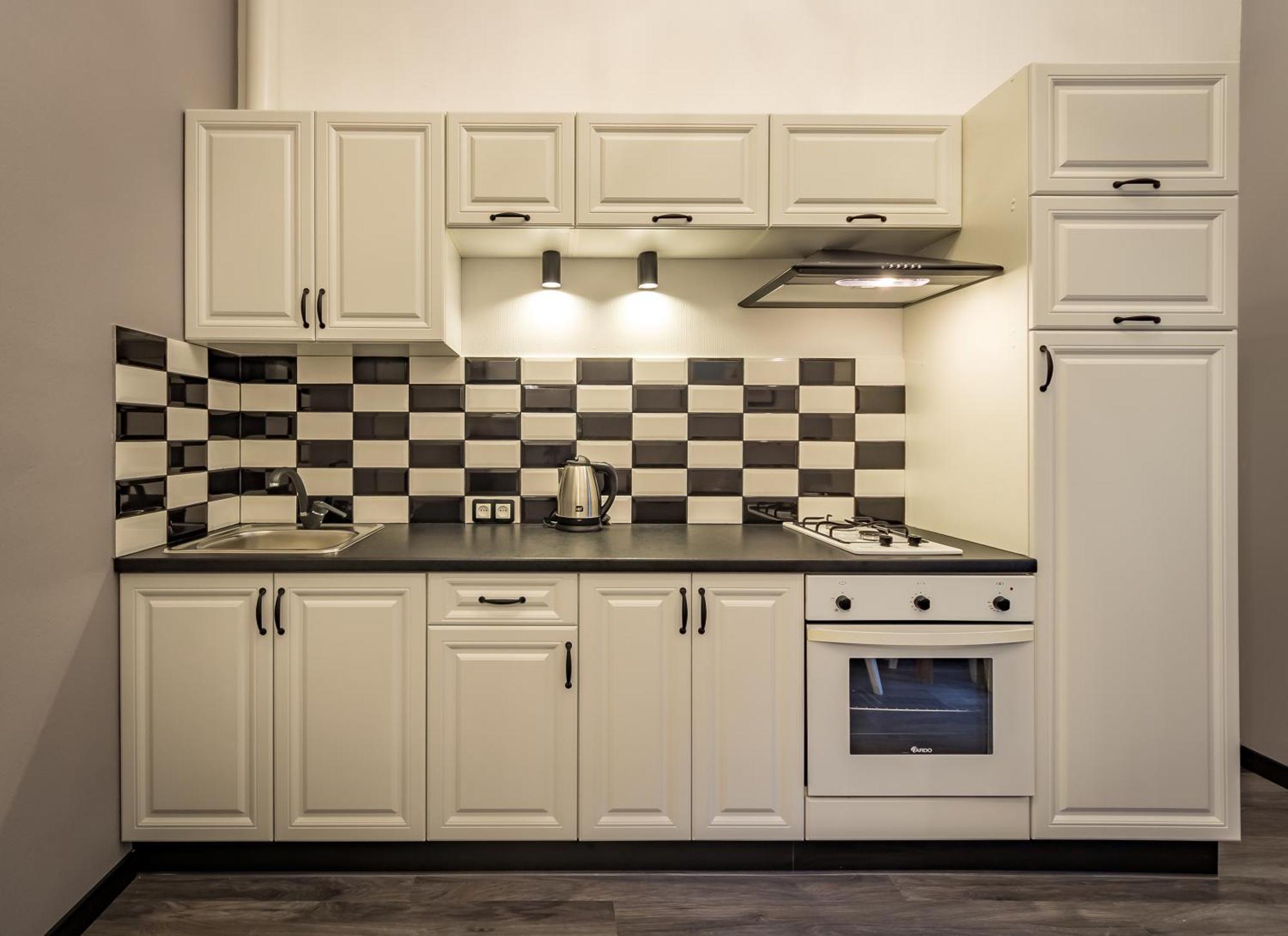 Central Apartments Kiev Bagian luar foto
