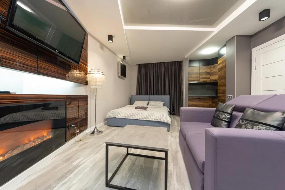 Central Apartments Kiev Bagian luar foto